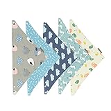 Jolieer ベビー 三角スタイ 三角バンダナ オシャレな ビブ スタイ 5枚セット (02)