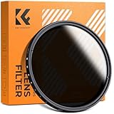 K&F CONCEPT 77mm 可変NDフィルター ND2-ND400 減光フィルター 超薄型 カメラ用フィルター+超極細繊維布（77mm ND Filter） NANO-Bシリーズ