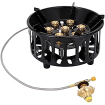 シングルバーナーコンロ ガスホース付き Amazon | キャンプガス アウトドア シングルバーナー 21000W