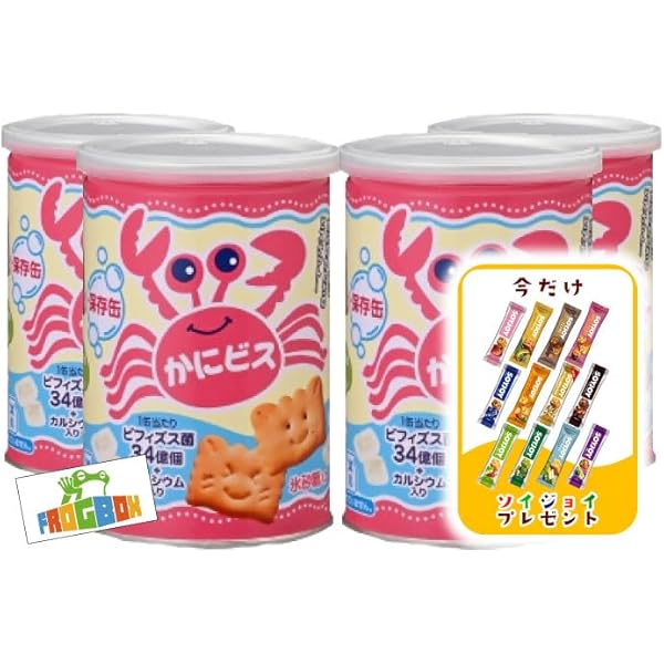 Amazon.co.jp: 三立製菓 缶入かにビス 100g×12缶 : 食品・飲料・お酒