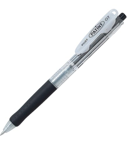 Amazon | パイロット 油性ボールペン パティント 0.7 レッド 10本