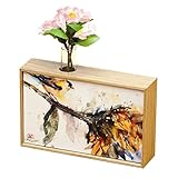Big Sky Carvers Gold Finch with Sunflower Bud Vase [並行輸入品]