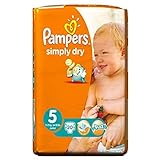 Pampers Simply Dry Size 5 Junior 11-25kg (20) - Pack of 6 by Pampers