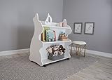 Ace Baby Furniture Rabbit Mobile Double-Sided Bookcase White [並行輸入品]