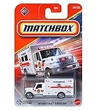 Matchbox International Terrastar [救急車] 24/125、1:64スケール ダイキャストトイビークル