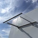 ひさしっくす　おしゃれ庇　ひさし　TAモデル150クリアｘシルバー
