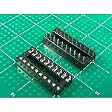 ＜ICソケット通販・販売＞＜ＩＣソケット平ピン　20ピン　2.54mmピッチ＞10個＜con-434＞