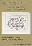 Outline of Car Happy Birthday (Cards For All Occasions Book 9) (English Edition)