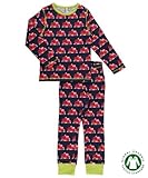 北欧 子供服 長袖 パジャマ セット FireTruck 消防車 80 90 100 Maxomorra マクソモーラ (98/104cm)
