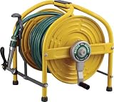 [4538013]ハタヤ　テツノホースリール（イエロー）４１ｍ防藻ホース　レバーノズル HLA40NY