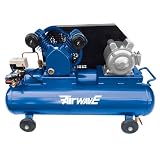 【配達条件有りB・代引き不可】ベルト式コンプレッサー2気筒 単相100V SP-60TW 60L