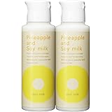鈴木ハーブ研究所 パイナップル豆乳スキンミルク 100mL2本約2ヵ月分 [ ヒアルロン酸 コラーゲン オリーブ油 配合 脱毛後 除毛後 ムダ毛ケア後 ]