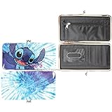ディズニー 財布 Loungefly Disney Lilo & Stitch Hawaii Tie Die Kisslock Hinge Wallet [並行輸入品]