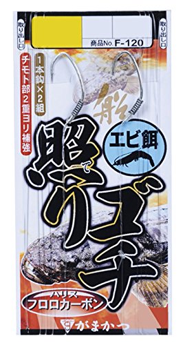 ガマカツ　照りゴチ仕掛（エビ餌用）17号-6号