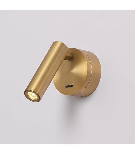 Koopala LED Reading Light Wall Sconce - Rechargeable, 360° Rotating, Touch Control