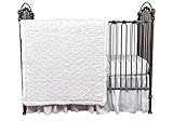 Marshmallow 3 Piece Crib Bedding Set Quilt, Sheet, Skirt, Baby Neural by Trend Lab [並行輸入品]