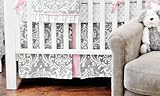 New Arrivals Stella Gray 2 Piece Crib Bedding Set, Grey by New Arrivals