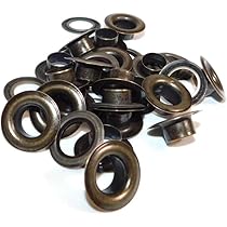 Amazon.co.jp: ハトメ No.25 座金付き 内径10mm (アンティーク