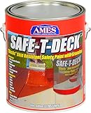 Ames Research Laboratories sd1tw safe-t-deck skid-resistantペイント、Tintableホワイト、1-gal。 SD1TW 1