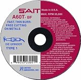 SAIT 23072 Type 1 Cutting Wheel, 4 by 0.035 by 1/4 A60T - 100 pack [並行輸入品]