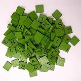 oksale木製Scrabbleタイル木製ABC幼児教育玩具