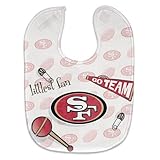 San Francisco 49ers公式NFL幼児1サイズベビーよだれかけ