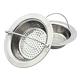 Honbay 2pcs 4.3インチ/ 11 cm DiaステンレススチールKitchen Sink Strainer Perfect Fit forほとんどすべての米国キッチン洗面台no rust頑