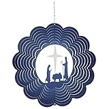 ブルーNativity Scene Spectrum Spinner