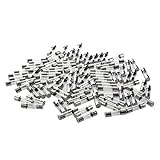 SODIAL(R) 100件の5mm x 20mm　ファストブロー型ガラス管ヒューズ　2A 250V置換