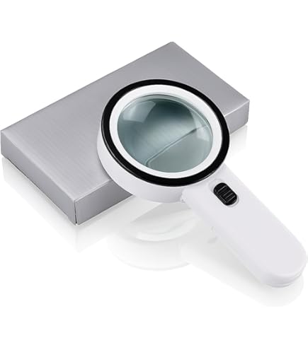 Amazon.co.jp: クリアルックLEDライト付き拡大鏡 : 文房具・オフィス用品