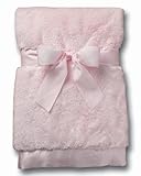 Bearington Baby Silky Soft Crib Blanket Pink by Bearington [並行輸入品]