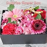 生花フラワーアレンジ 【フラワーボックス】 ピンク　誕生日プレゼント 記念日