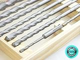 skemidex --- 11pc 18 "ロングSDSプラスコンクリートメーソンリードリルビットセットビット。優れた品質SDSプラスセットfor all your Masonryニーズ。このセットは