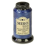 ミロ(MIRO) ステッチ用 ミシン糸 家庭用 #30 140m巻 色番号108 厚地 デニム縫製 日本製