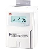 Amazon | マックス 電子タイムレコーダー 電波時計付き ER-80SUW