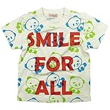 《初夏盛夏対応》 GARACH(ギャラッチ) 天竺SMILE FOR ALL PANDA半袖Tシャツ 80cm/Gn NO.AH-1621311