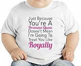 Just Because You Are Drama Queen Slogan オーガニックベビーTシャツ 12 - 18 Months