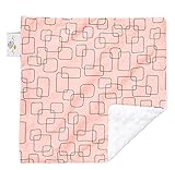 Baby Elephant Ears Ultra Soft Baby Blanket (Mini (12x12), Pink Mod Square) by Baby Elephant Ears