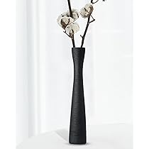 花瓶　ブラック　モダン Amazon.co.jp: MZYOUHUO ブラックトール花瓶、高さ16.5インチの