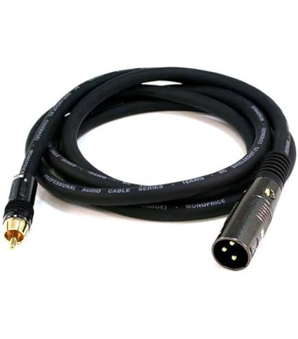 5 Foot RCA Cable Pair - WBC-PRO-LOCAP Low-Capacitance (14pF/ft) 22 AWG Ultra -Silent Audiophile & Professional-Grade Audio Interconnect Cable With Amphenol ACPR Gold RCA Plugs & Black Tweed Jacket