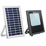 LeKu LED ガーデンライト ソーラー 120 LED 投光器 ソーラー6W 昼白色 ソーラーライト 屋外 作業灯 防犯用 防水 夜間自動点灯 【一年保証】