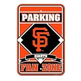 MLB San Francisco Giantsプラスチック駐車場サイン、1サイズ、チームカラー