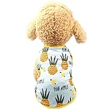 犬 服 犬服 犬の服 小型犬 中型犬 シャツ タンク かわいい おしゃれ バナナ パイナップル イチゴ お散歩 LaLUCA GOODS