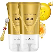 Amazon | Ah-8 ファーミングネッククリーム、ローラー付き