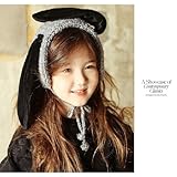 【RIRORA】ニットヘアバンド [ブラック] *FREE SIZE*