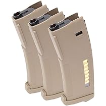 PTS製 東京マルイ 次世代M4用 EPM Pmag マガジン 3個セット PTS製 】 次世代電動ガン M4シリーズ共通 EPM ポリマーマガジン