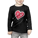 赤のハード　心 子供服 春秋 長袖 Tシャツ トレーナー 丸い襟 キッズ 男の子 女の子 ベビー おしゃれ カジュアル ファッション 可愛い