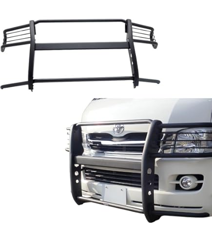 ハイエース200 バンパーガード ハイエース 200系 フロント バンパーガード グリル バンパー