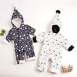 ベビー服 乳児服 ロンパース カバーオール ふわふわ 着ぐるみ パジャマ 冬 (73cm/6-9ヶ月, 黒い)