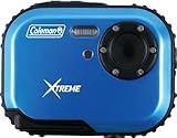 Coleman Mini Xtreme C3WP-BL 5 MP Waterproof Digital Camera with CMOS Sensor and 1x Optical Zoom (Blu